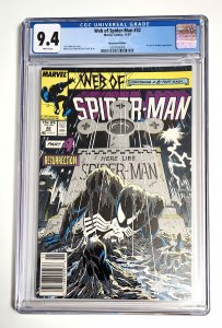 Web of Spider-Man #32 (1985 v1) CGC 9.4 Mike Zeck Newsstand FREE SHIPPING