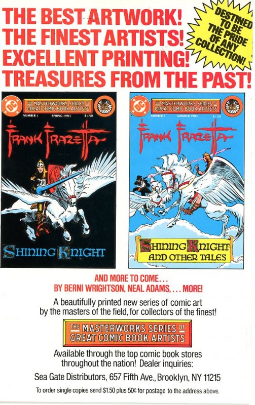 Frazetta / Wrightson Masterworks Lot - All 3 Issues VF - 1983