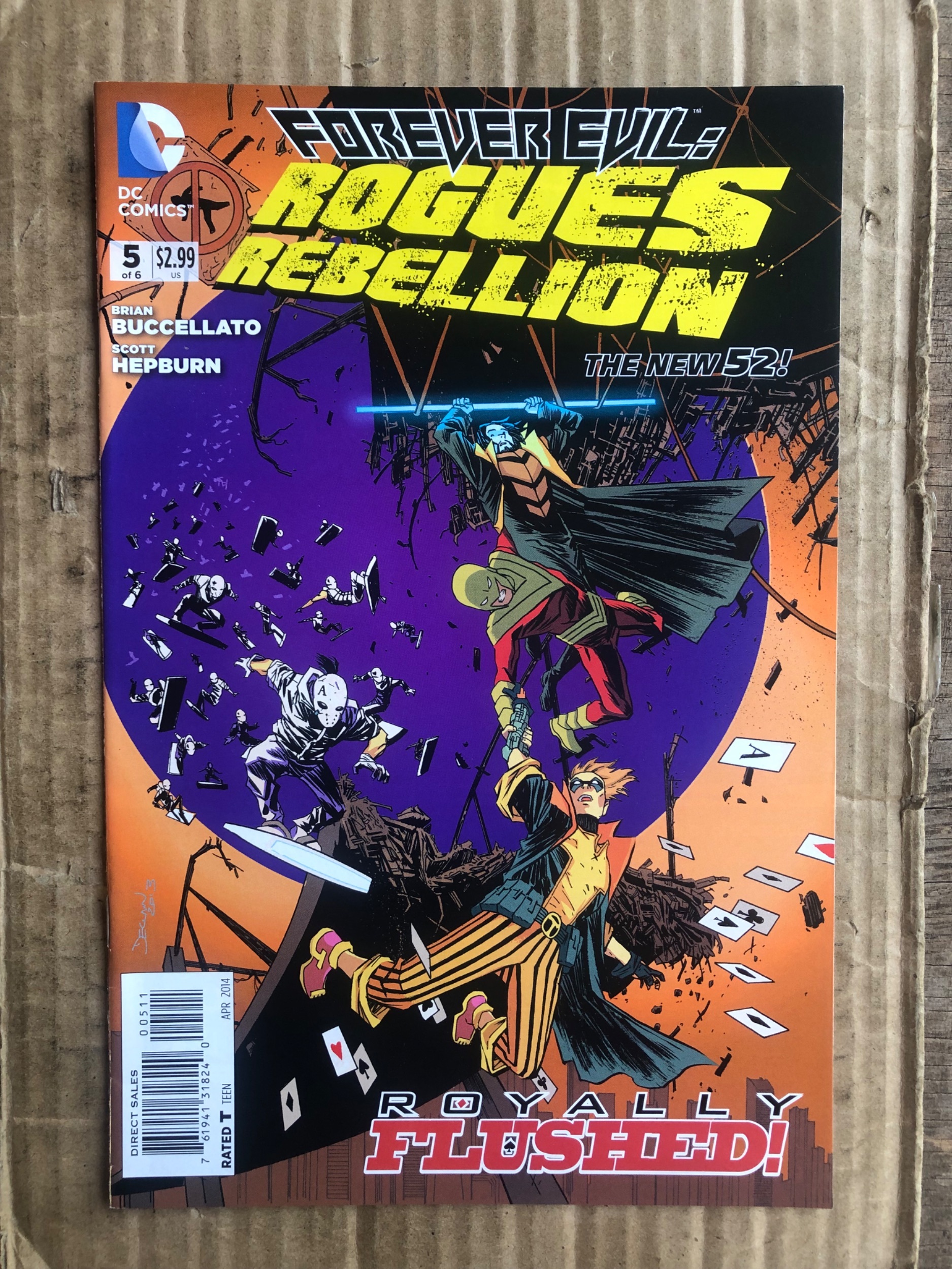 Forever Evil: Rogues Rebellion #5 VF ; DC Comic Book 