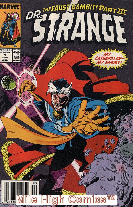 DOCTOR STRANGE  (1988 Series)  (MARVEL) (DR. STRANGE) #7 NEWSSTAND Very Good