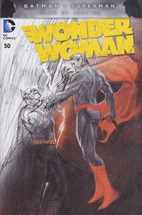 Batman v Superman Wonder Woman #50 Sketch Variant | NM | DC Comics 2016