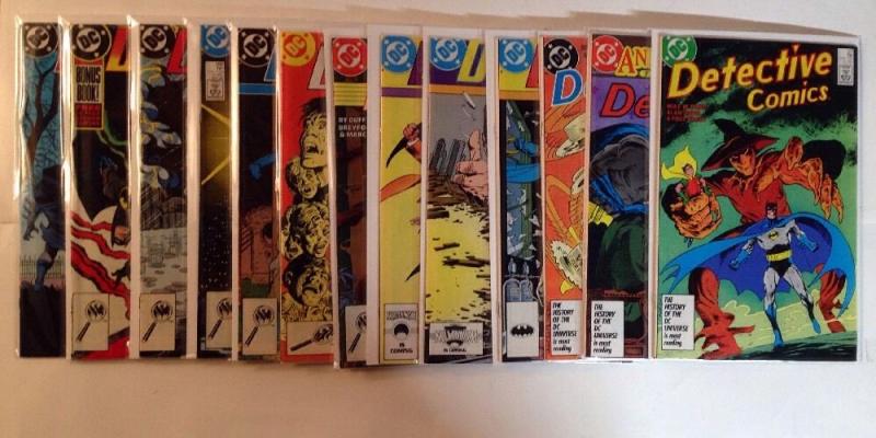 Detective Comics 571 572 573 579 580 581 582 584 585 586 587 589 Near Mint lot 