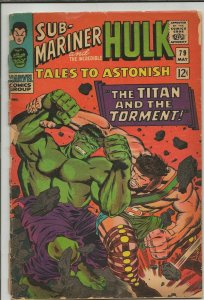 Tales to Astonish #79 ORIGINAL Vintage 1966 Marvel Comics Hulk Sub Mariner 