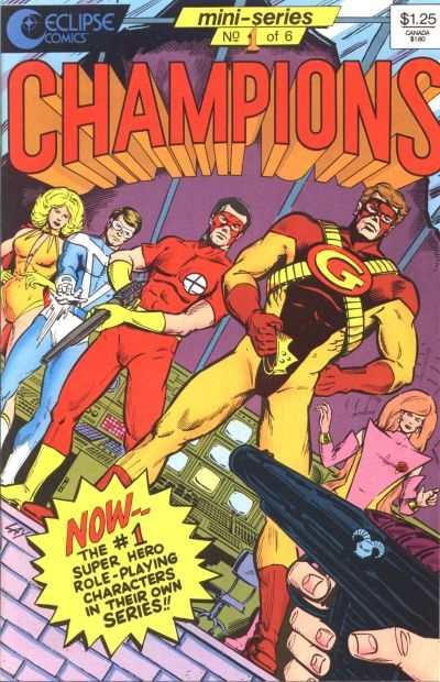 Champions (1986 series) #1, NM- (Stock photo)