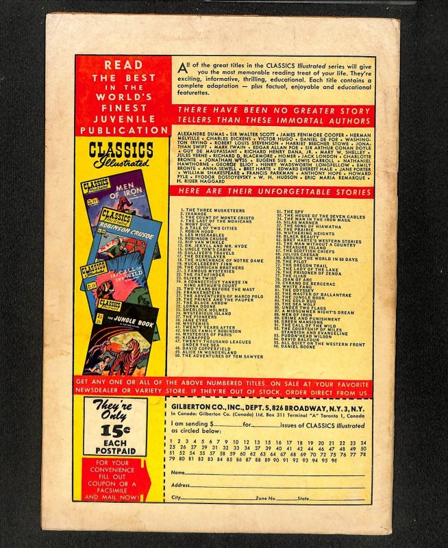 Classics Illustrated #95