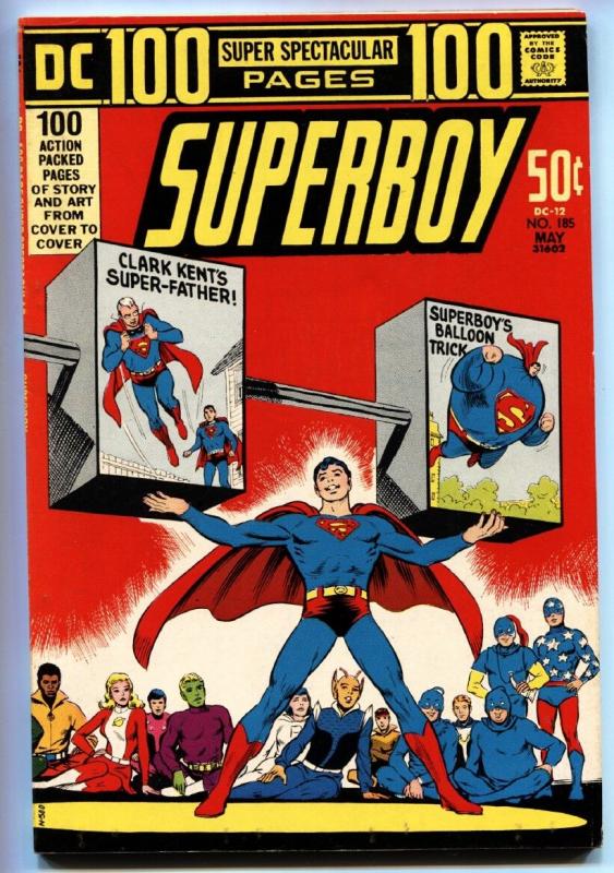 SUPERBOY #185 1972-DC COMIC-Legion of Super Heroes