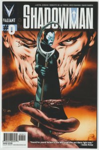 Shadowman #0 (May 2013, Valiant), VFN-NM condition (9.0) Origin of Master Darque