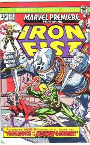 Marvel Premier #21 (Nov-74) VF/NM High-Grade Iron Fist