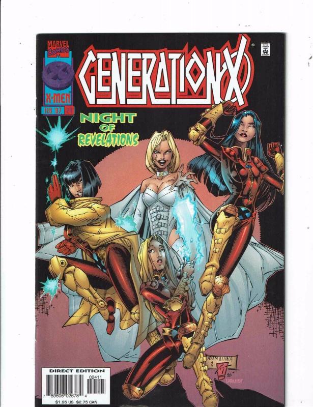 Lot Of 7 Generation X Marvel Comic Books # 21 22 23 24 25 + # 1 & # 4 X-Men J205