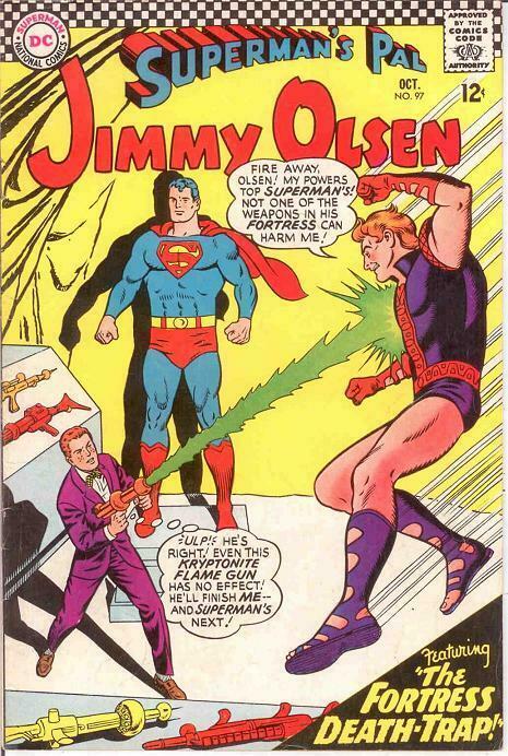 JIMMY OLSEN 97 VG-F   October 1966 COMICS BOOK