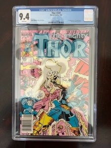 Thor #339 (1984) - CGC 9.4 - 1st Appearance of Stormbreaker!!! KEY