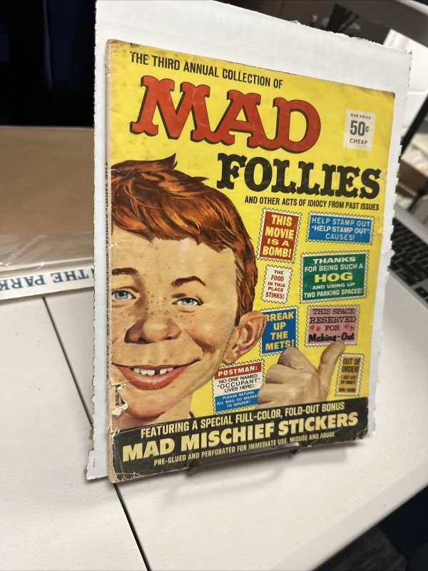 MAD FOLLIES #3 (missing Some Stickers)