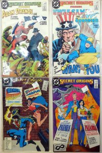 Secret Origins Lot 4 #17, 19, 26, 27 1987 DC Doctor Occult Adam Strange Comics
