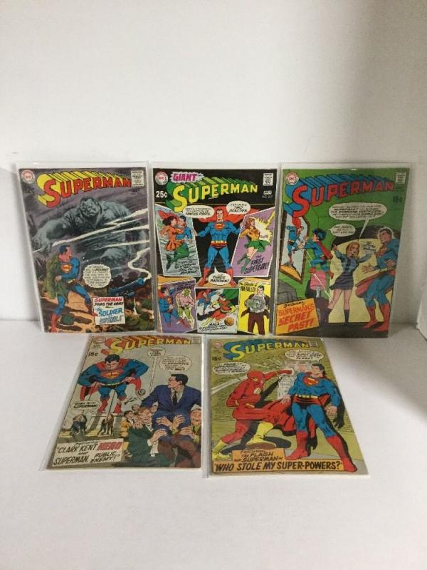 Superman 211 212 213 214 215 216 217 218 219 220 Fn-Vf Fine-Very Fine 6.0-8.0