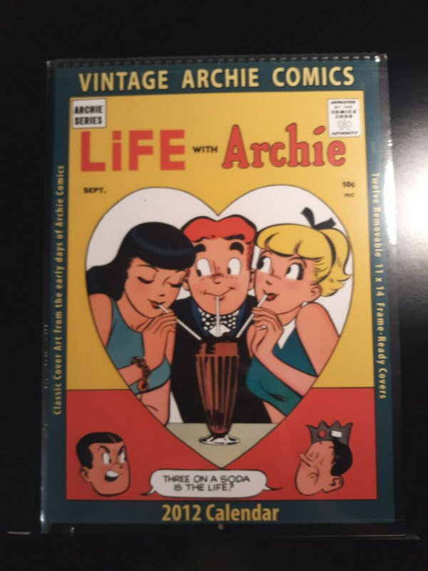 Vintage Archie Comics 2012 Calendar - Shrink Wrapped - Asgard Press - NEW