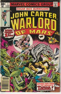 John Carter Warlord of Mars(Marvel)  # 1