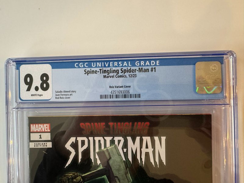 Spine-Tingling Spider-Man #1 CGC 9.8 Reis Variant Cover (2023)