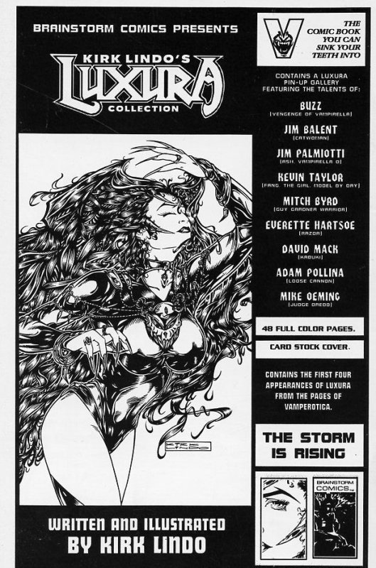Brainstorm Vamperotica: Lingerie Special (1995)Adult Comic Book Grade VF+ 8.5