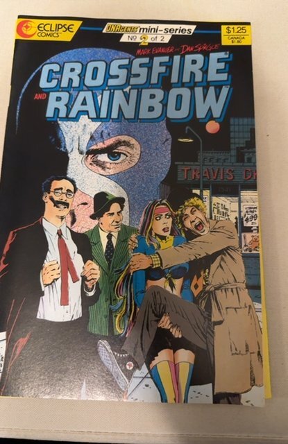 Lot of 9 Comics (See Description) Daredevil, Crossfire And Rainbow, Hawkman, ...