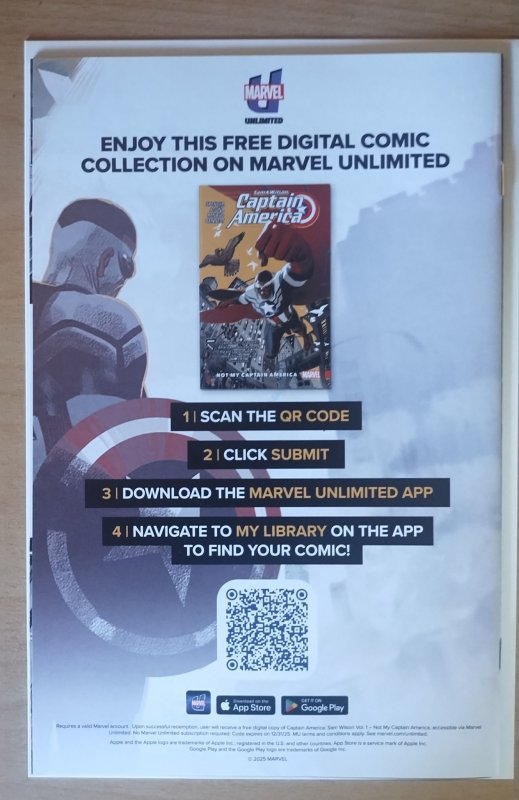 Captain America #25 (2025) whatnot red hulk comic pack exclusive variant