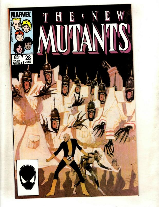 Lot Of 10 New Mutants Marvel Comic Books # 21 22 23 24 26 27 28 29 30 31 JF23