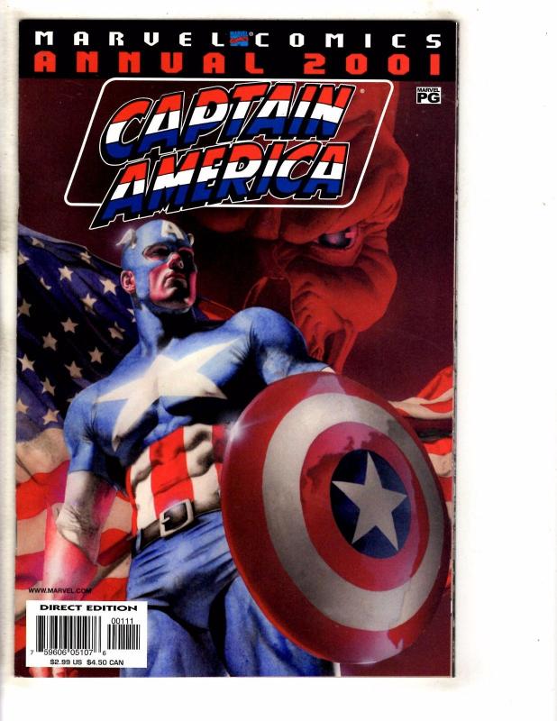 10 Captain America # 600 (2) + Annuals # 11 12 13 98' (2) 1999' 2000' 2001' TW53