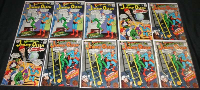 DC Silver-Bronze SUPERMAN TITLES 87 Mid Grade Comics Lot Lois Lane Jimmy Olsen