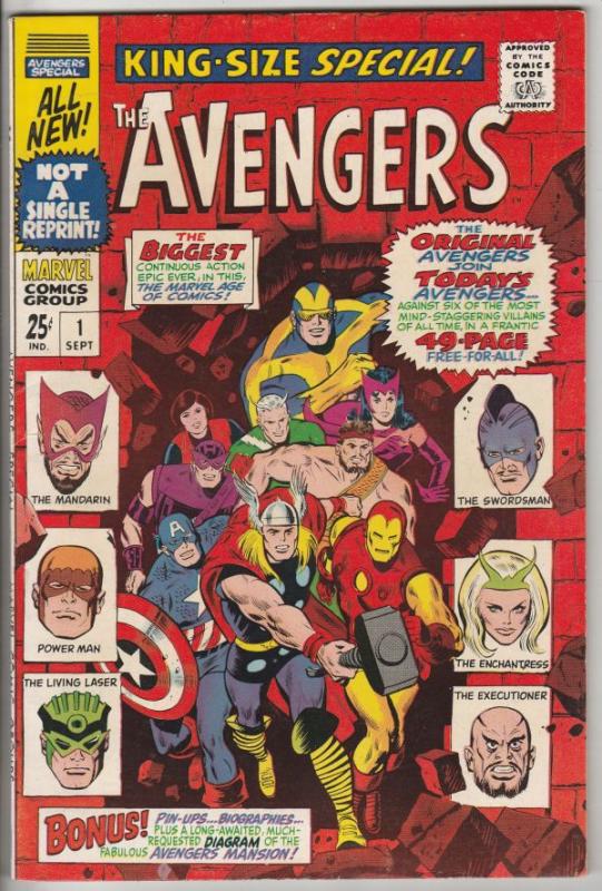 Avengers, the King-Size Annual #1 (Nov-67) NM- High-Grade Avengers