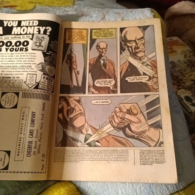 Detective Comics 409 Batman Batgirl DC 1971 bronze age superhero comic book