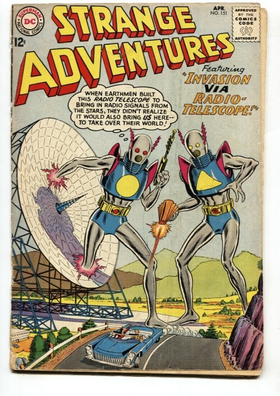 Strange Adventures #151 1963- robot cover- FR