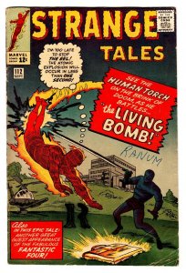 STRANGE TALES #112-JACK KIRBY-HUMAN TORCH-SILVER AGE-MARVEL