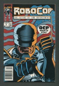 RoboCop #5  /  9.6 NM+   Newsstand  July 1990