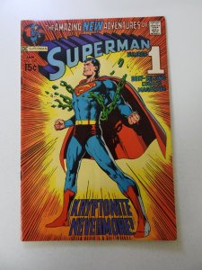 Superman #233 (1971) VG/FN condition  subscription fold