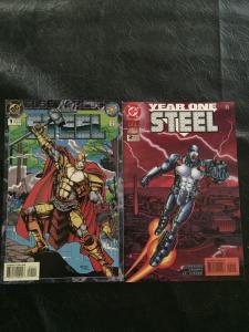 STEEL--#1 ANNUAL / YEAR ONE STEEL #2 / DC--1995