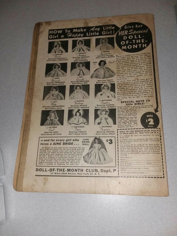 POLLY PIGTAILS #17 parents magazines 1947 golden age girls comics post ww2 era