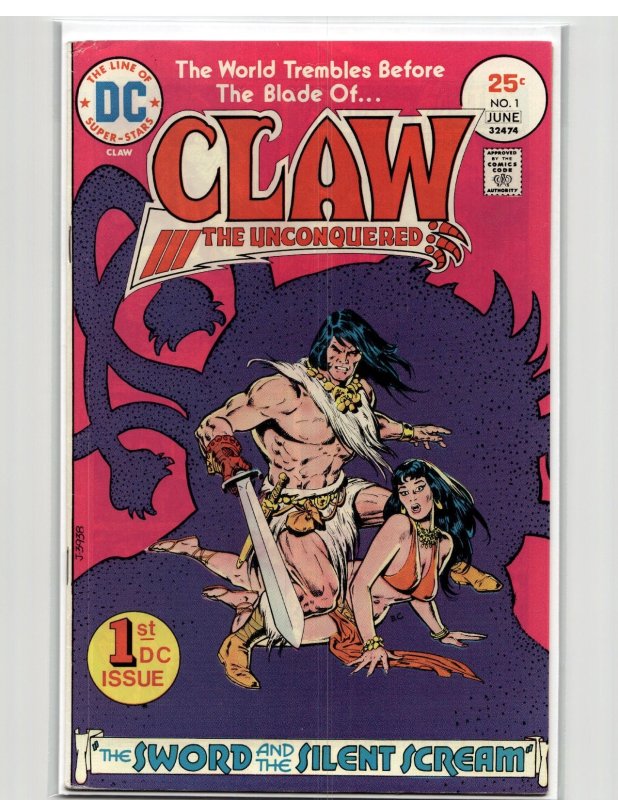 Claw the Unconquered #1 (1975) Claw the Unconquered