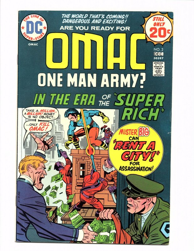 OMAC #2 (Nov-Dec 1974, DC) - Very Fine
