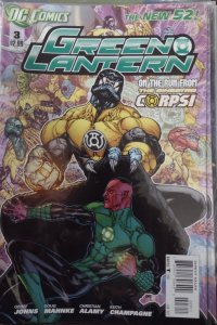 GREEN LANTERN # 3  2012 DC the new 52  sinestro  PT 2 VS SINESTRO CORPS