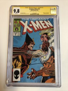 Uncanny X-Men (1987) # 222 ( CGC 9.8 SS WP) Signed Marc Silvestri | Sabretooth