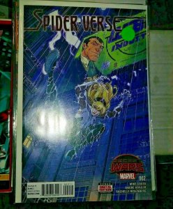 SPIDER-VERSE # 2 2015 MARVEL  SECRET WARS BRADSHAW VARIANT COVER