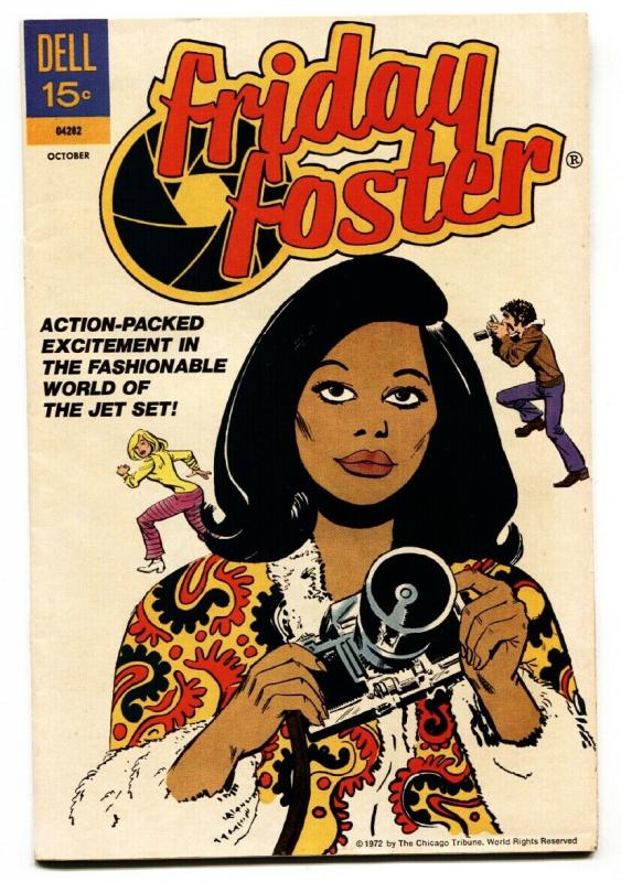 Friday Foster #1-DELL-Black Female heroine- 1972-Rare-VF