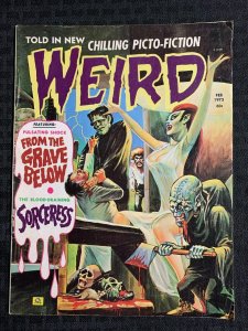 1973 Feb WEIRD Horror Magazine v.7 #1 VG+ 4.5 From the Grave Below / Sorceress