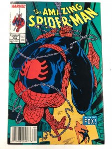 SPIDERMAN 304 (September 1988) Black Fox, McFarlane newsstand VERY FINE