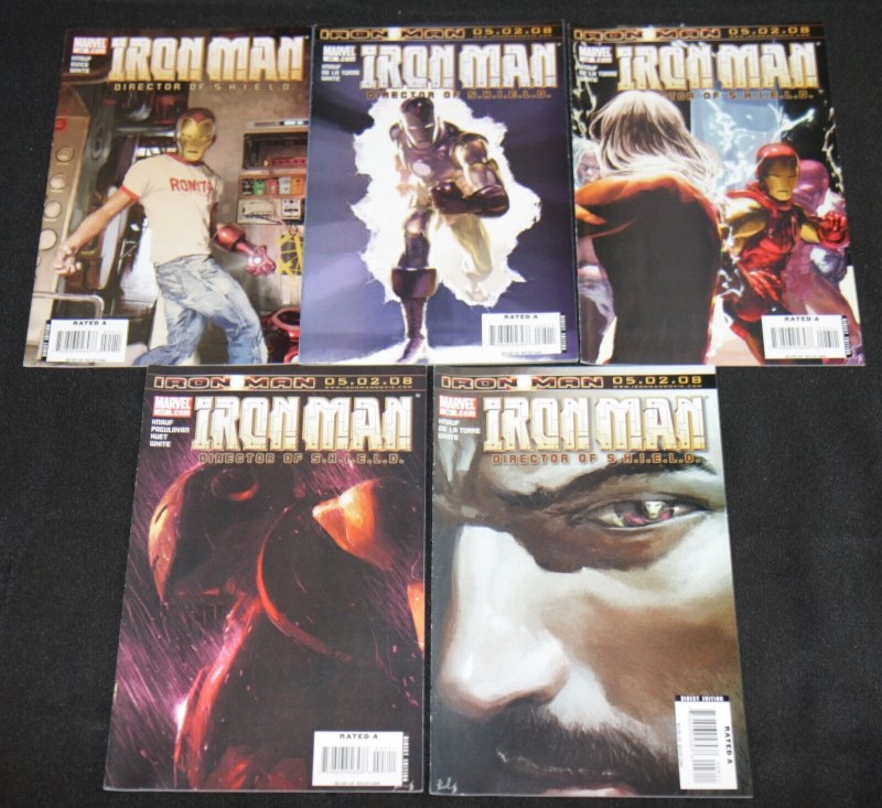 Marvel IRON MAN TITLES 34pc Mid-High Grade Comic Lot VF-NM Avengers S.H.I.E.L.D.