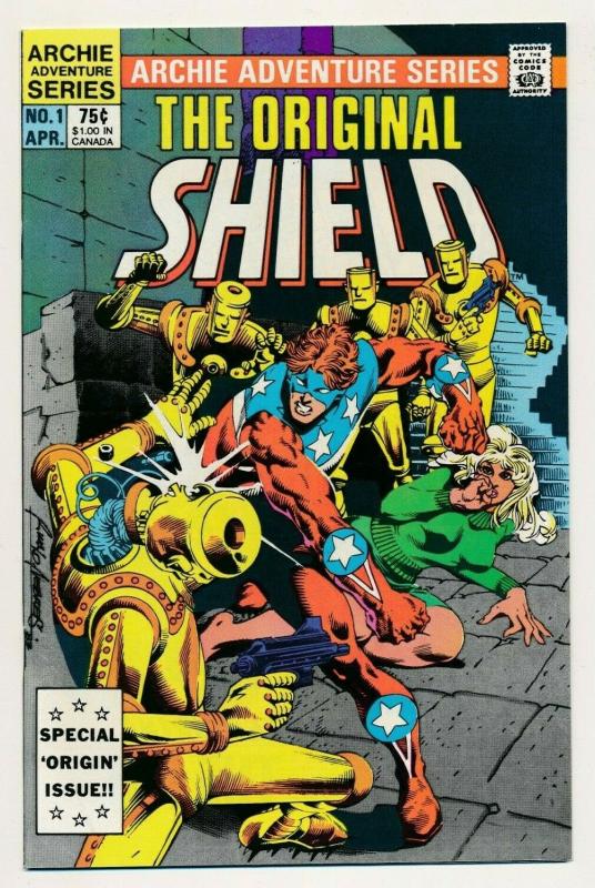 Archie Adventure THE ORIGINAL SHIELD #1,  1984 ~ VF/NM (PF649) 