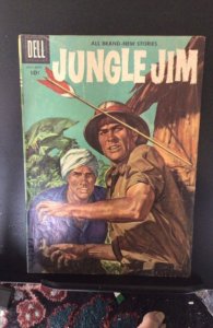 Jungle Jim #9 (1956) Painted cover key! Mid grade! FN- Wow