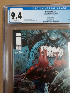 Redneck #1 - CGC 9.4- Retailer Gold Foil Variant - Image Comics - 2017