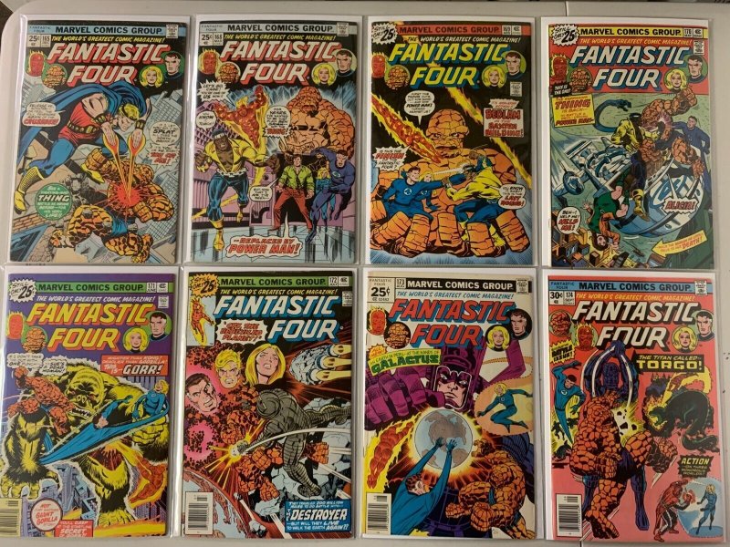 Fantastic Four comics lot #154-187 25 diff avg 6.0 (1975-77)