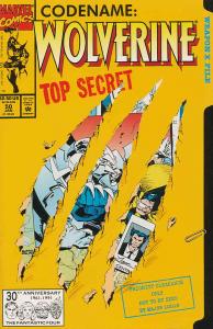 Wolverine #50 VF ; Marvel | Die-Cut Cover