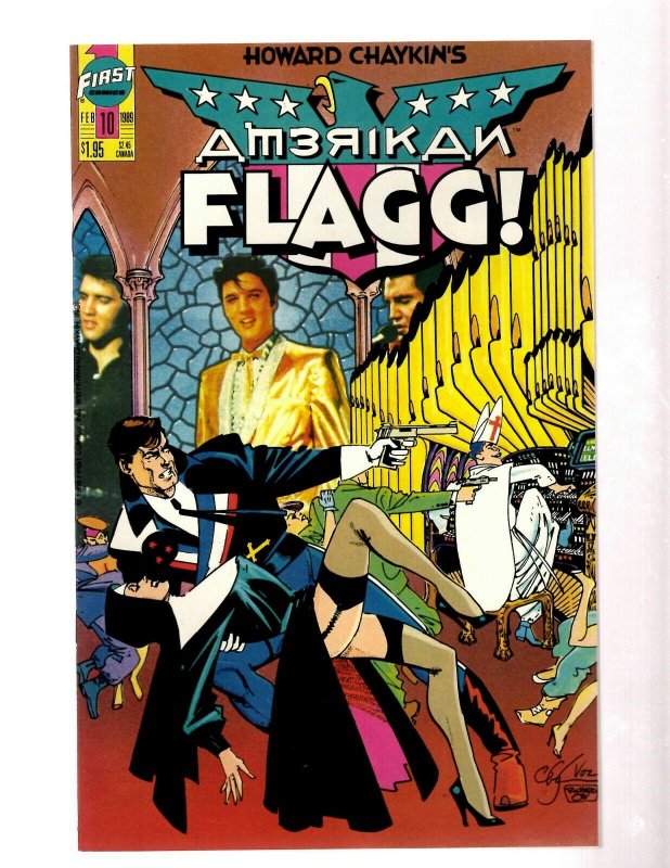 13 Comics American Flagg Vol I 50 Vol 2: 1 2 3 4 5 7 8 9 10 11 12 Special 1 GK49